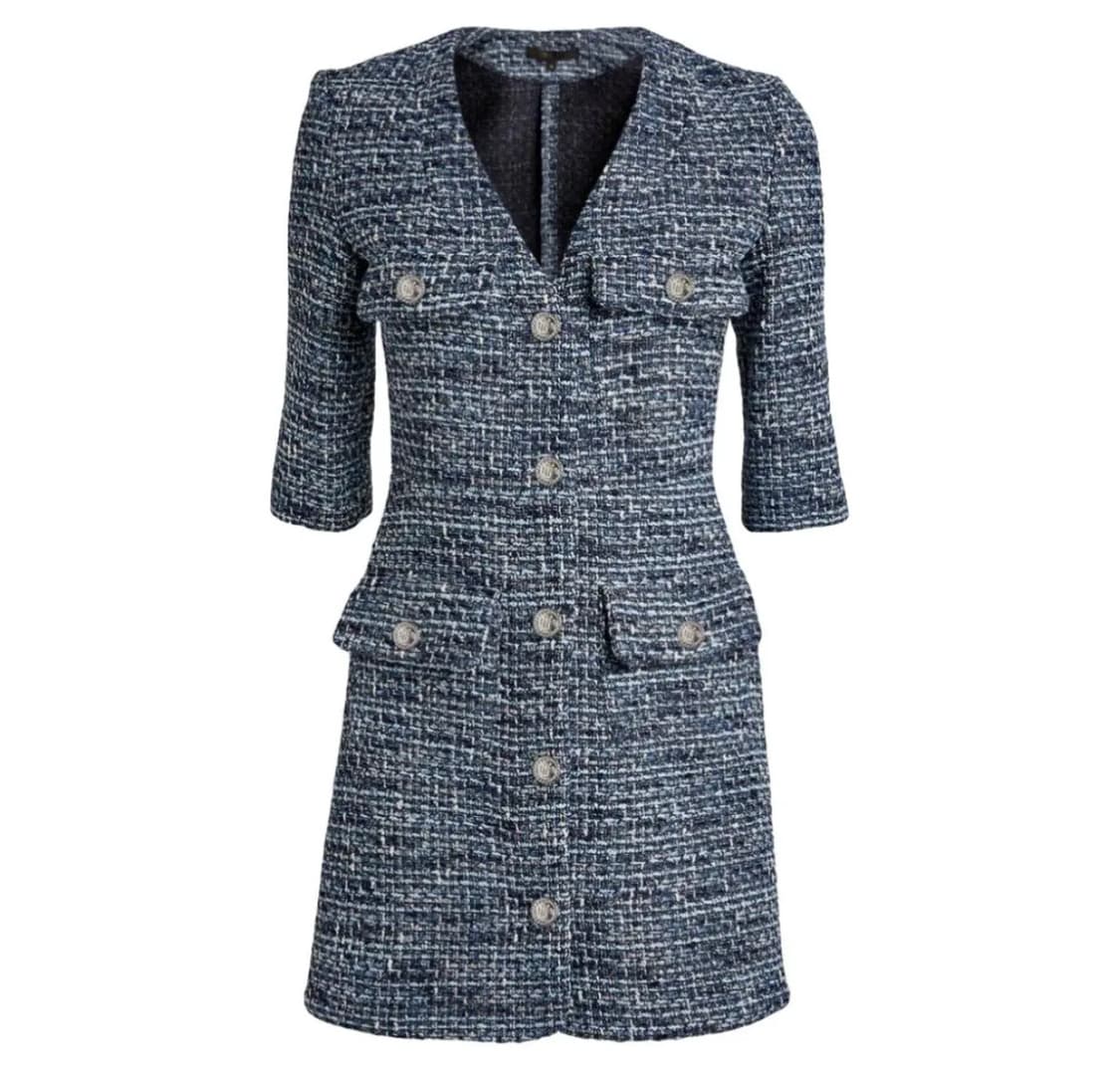 산드로 트위드원피스36 상품이미지2