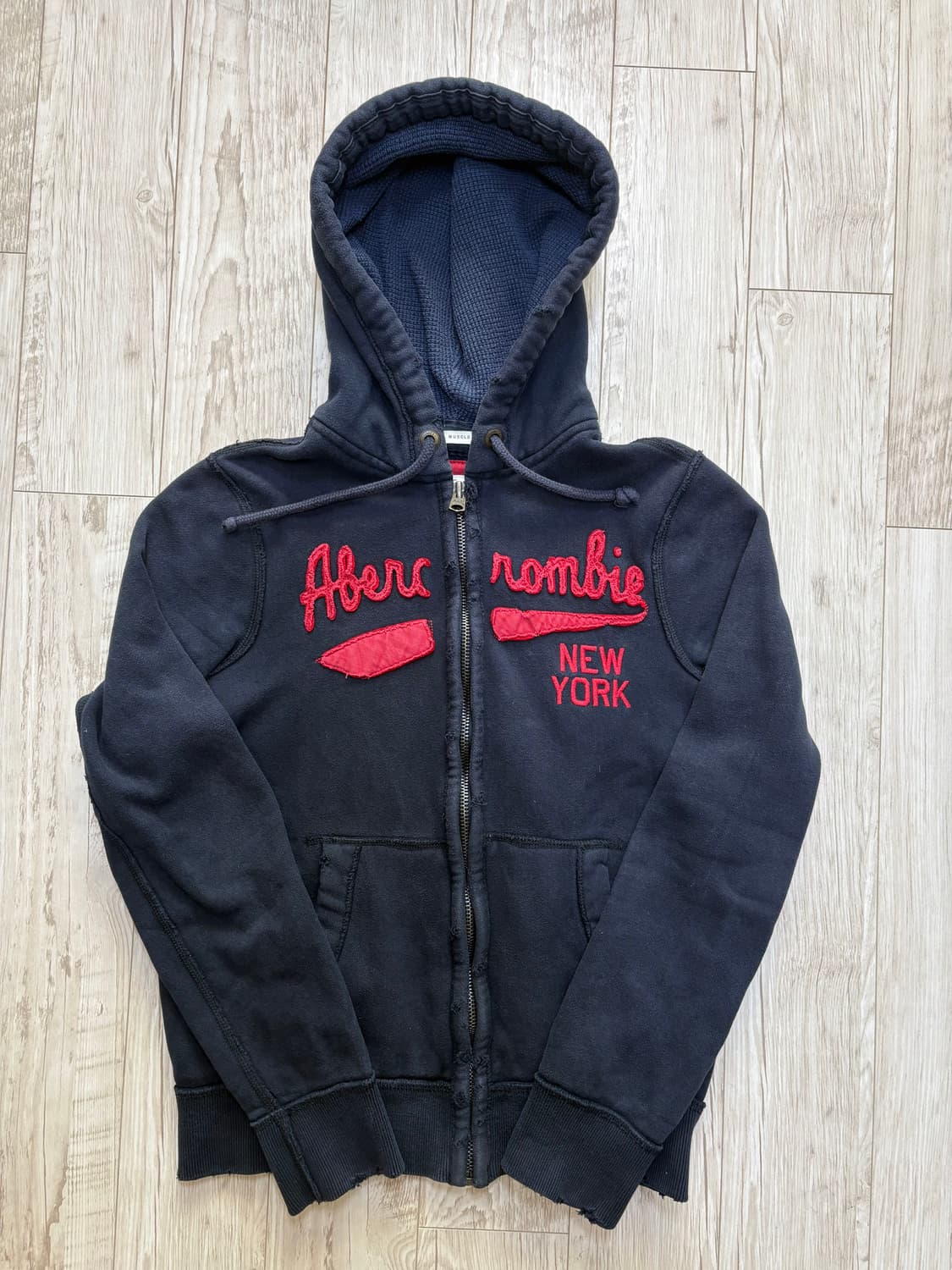 아베크롬비 후드집업 네이비 m 상품이미지1