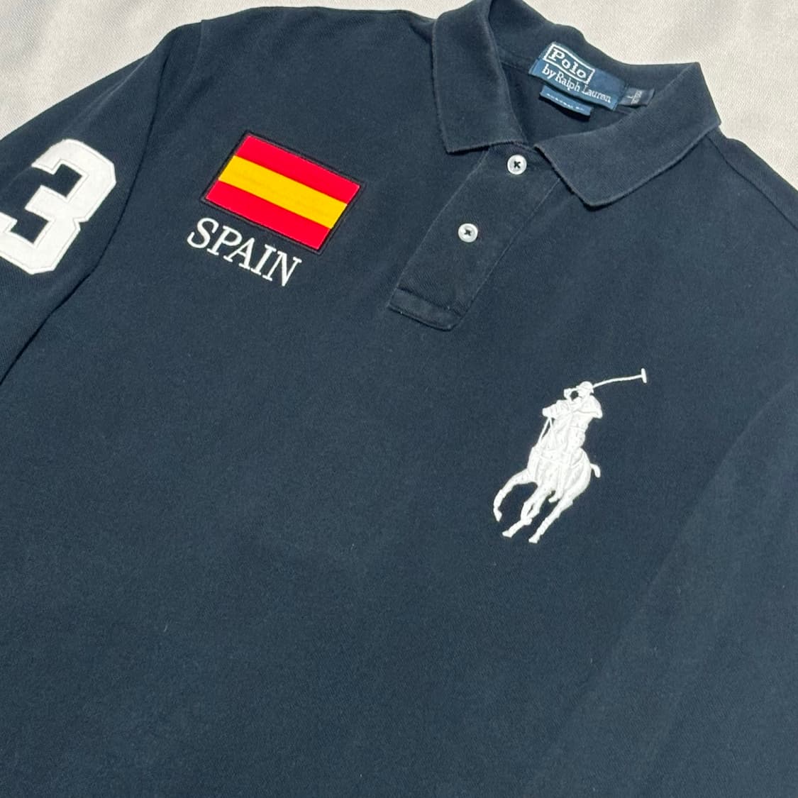 🫶🏻 폴로랄프로렌 커스텀핏 빅포니 3 스페인 블랙 긴팔티셔츠 🫶🏻 상품이미지2