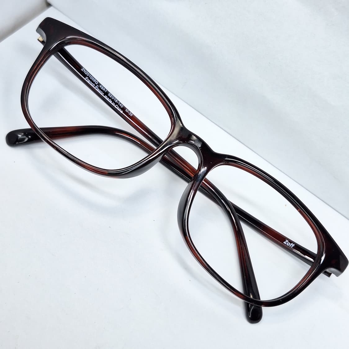 Joff 조프 호피 프렌치 플라스틱 M-38 뿔테 안경 안경테/일본 수입 상품이미지1