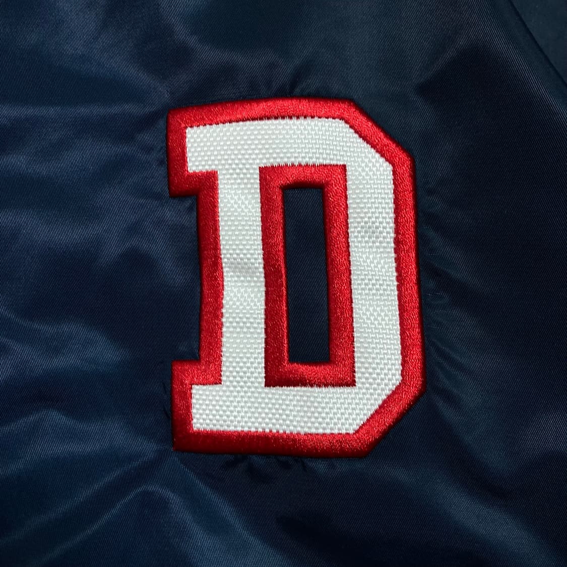 두산 베어스 로고 네이비 춘추 야구 점퍼 상품이미지2