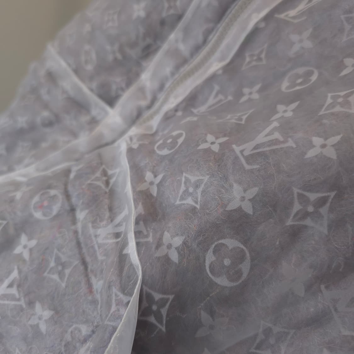 [정품/중고] 루이비통 오간자 패디드 블루종 상품이미지5