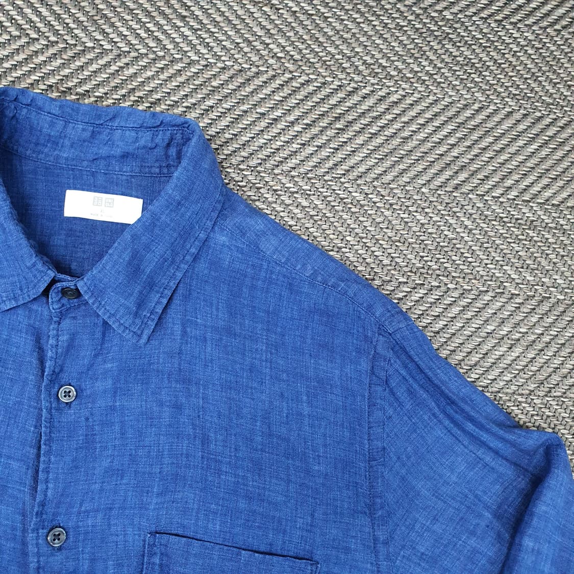 유니클로 마100 긴소매 셔츠 남자105 상품이미지3