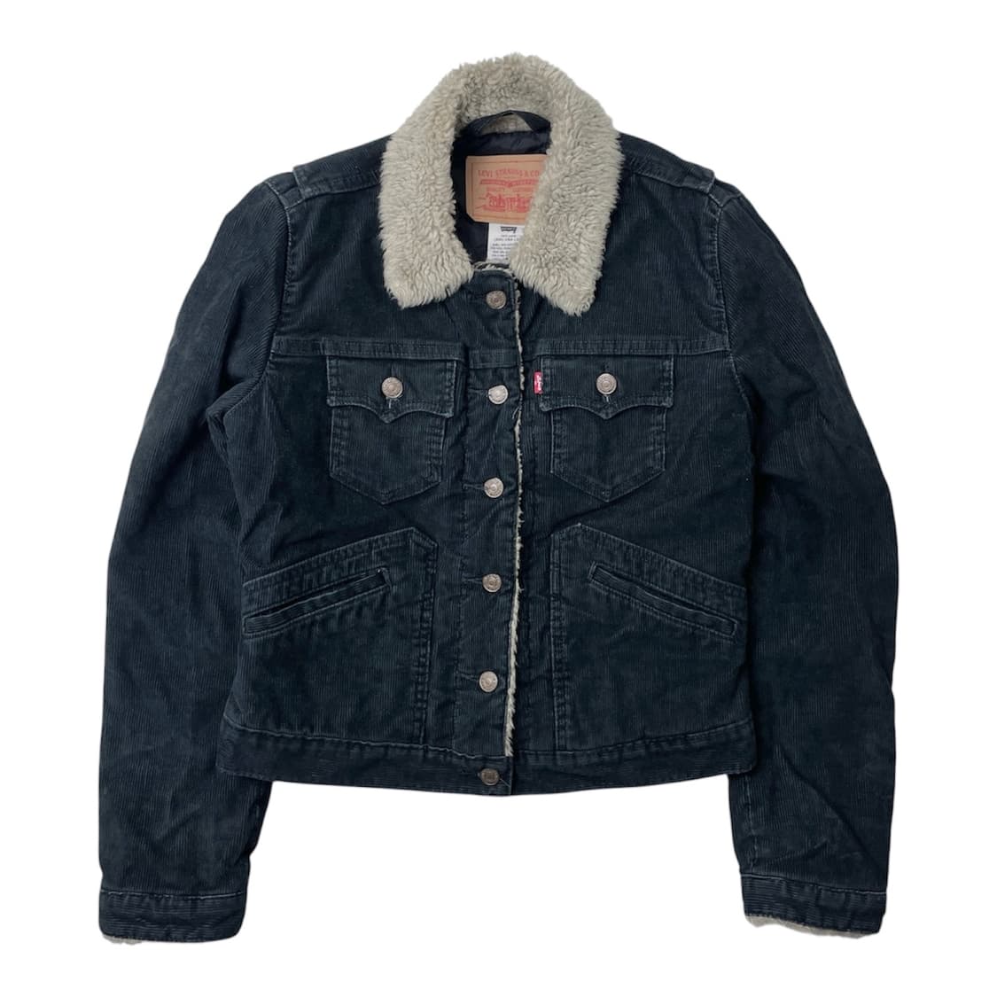 [중고] 리바이스 여성 쉐르파 양털 데님자켓 M 상품이미지1