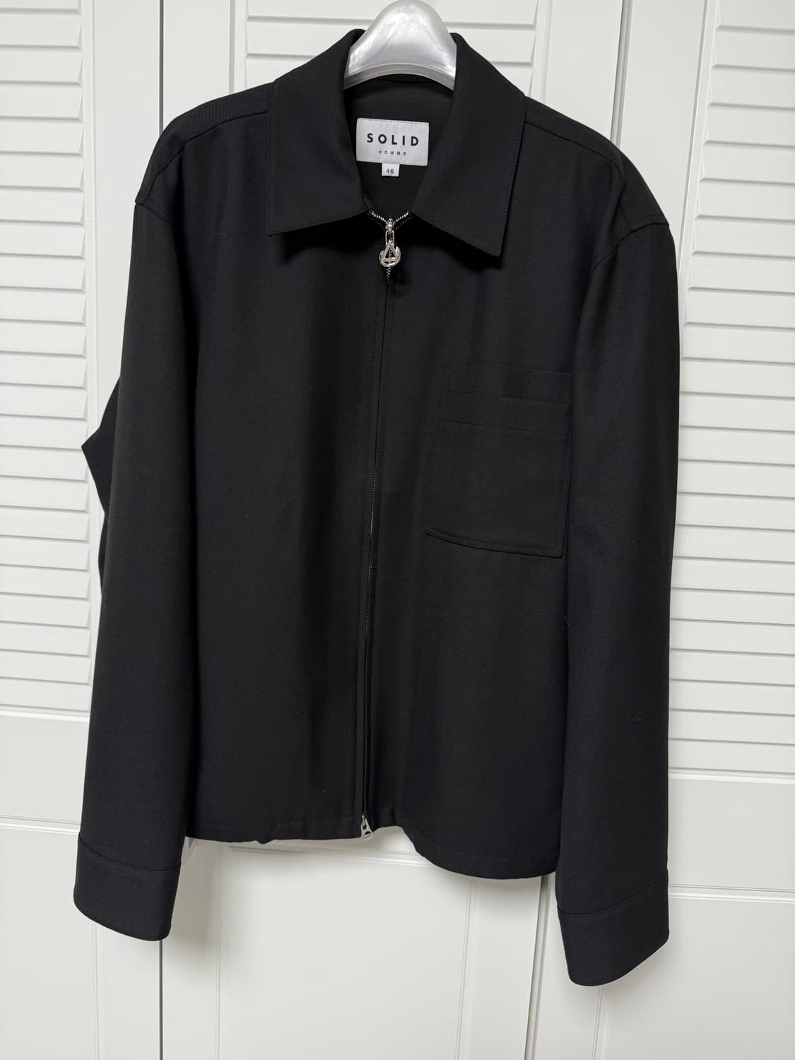 24SS 솔리드옴므 집업 블루종 상품이미지1