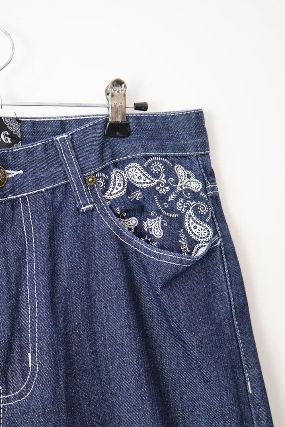 CODE:G Bandana Pocket Denim Pants 상품이미지6