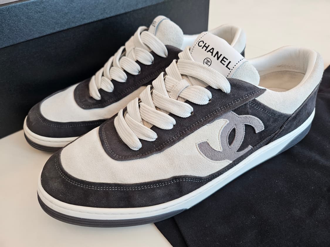샤넬 스니커즈 스웨이드 키드스킨 42 상품이미지3