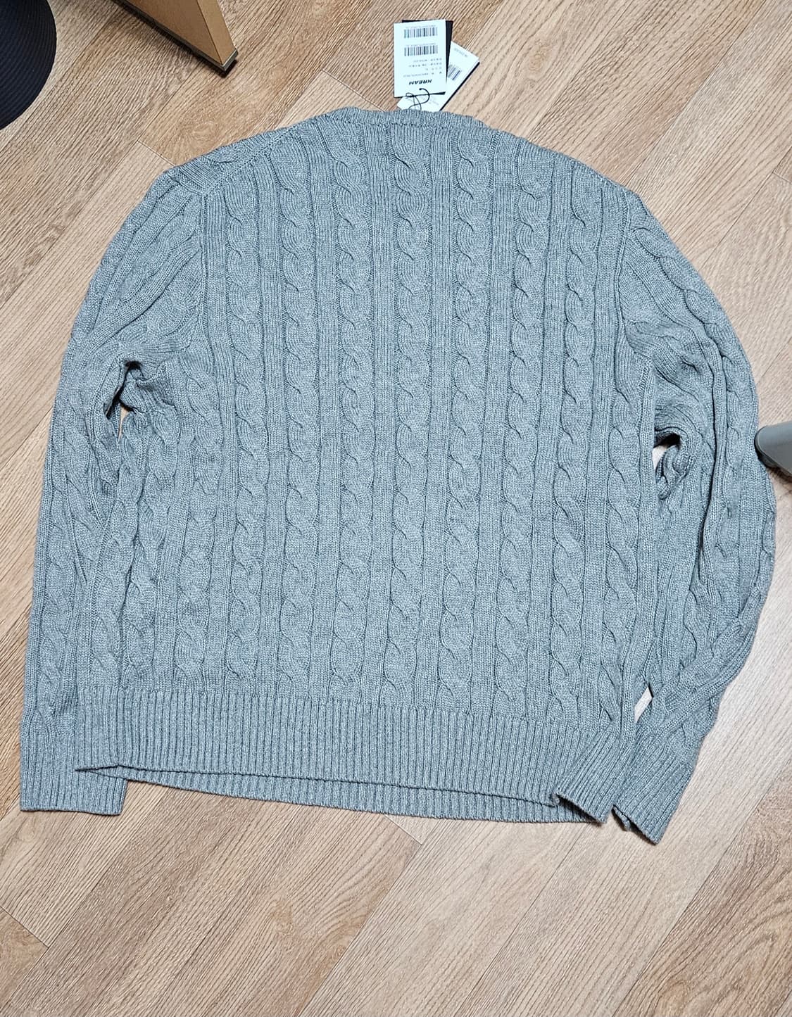 폴로 꽈배기 니트 상품이미지2