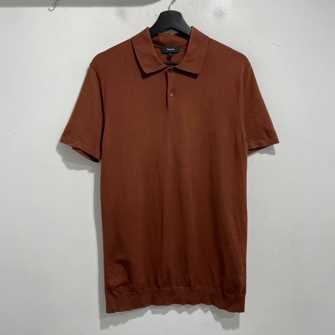 띠어리 미니멀 반팔 카라티 상품이미지2