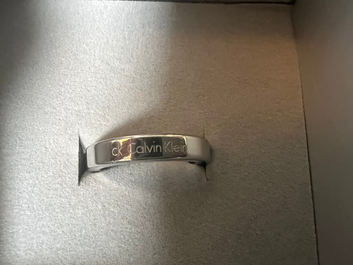 캘빈 클라인 반지 2개 박스 포함 상품이미지3