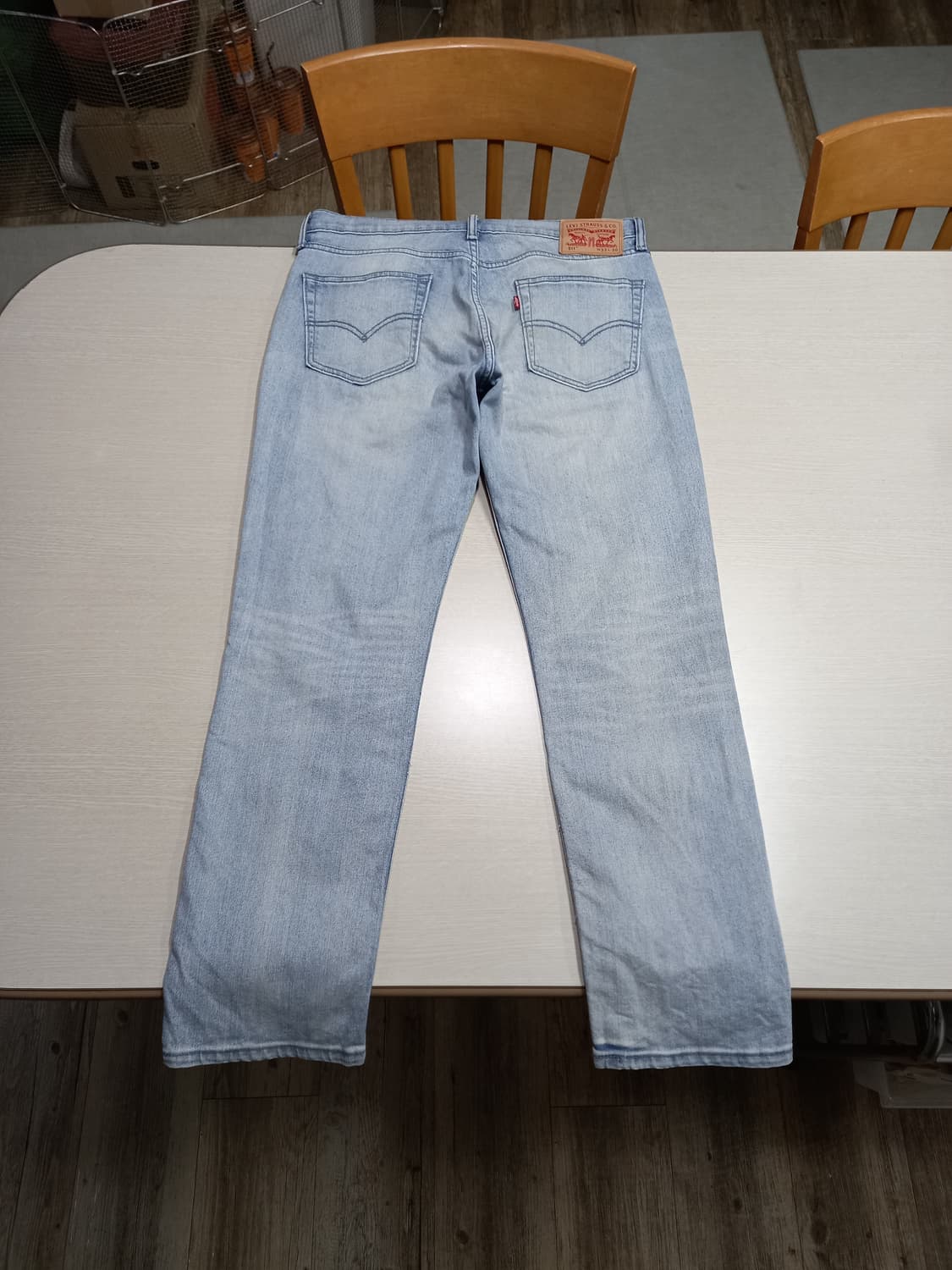 33 리바이스511 워싱 스판 슬림일자진 연청 33-436 상품이미지2