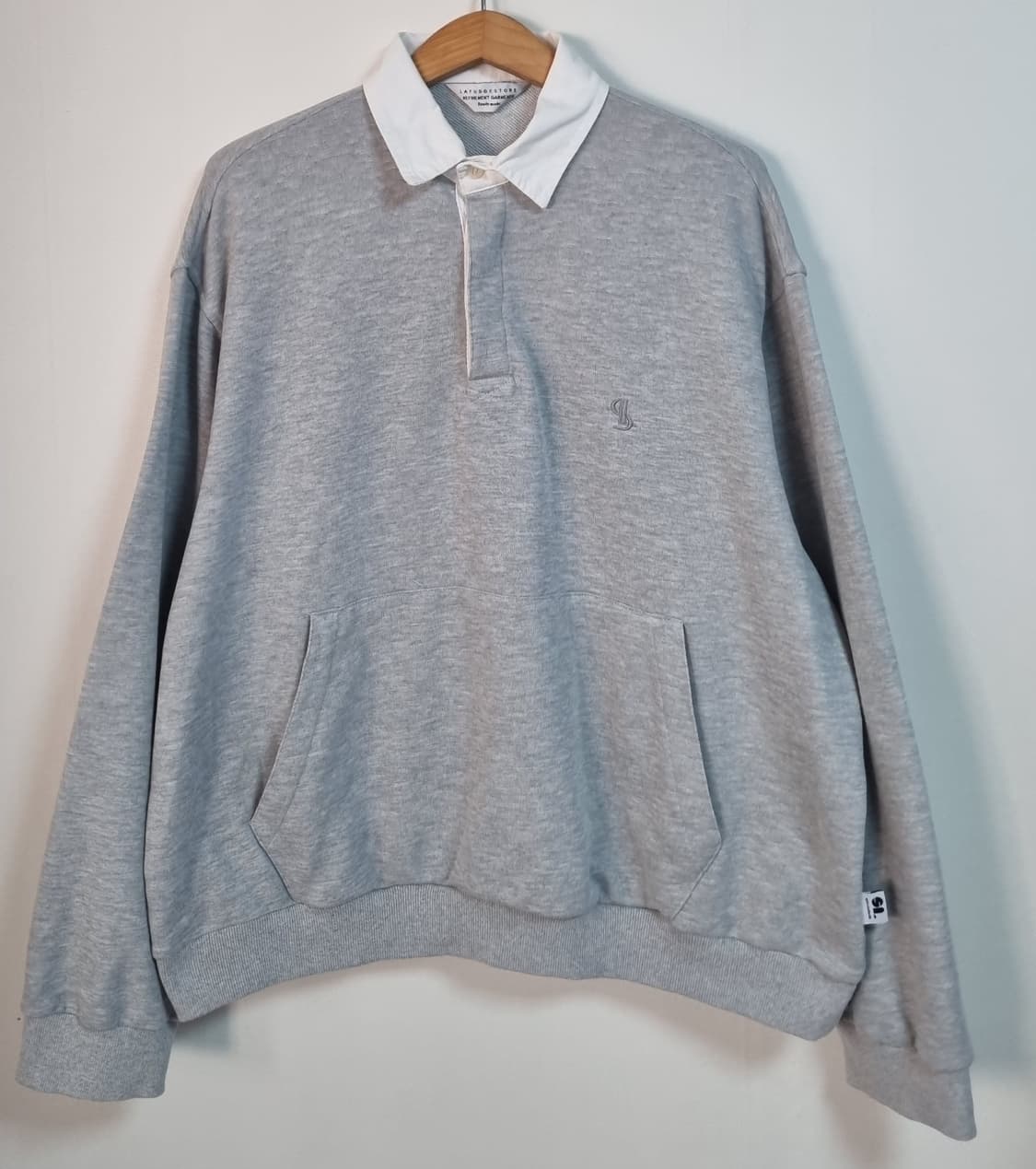 오버핏 L ) 라퍼지스토어 그레이 PK 맨투맨 상품이미지1