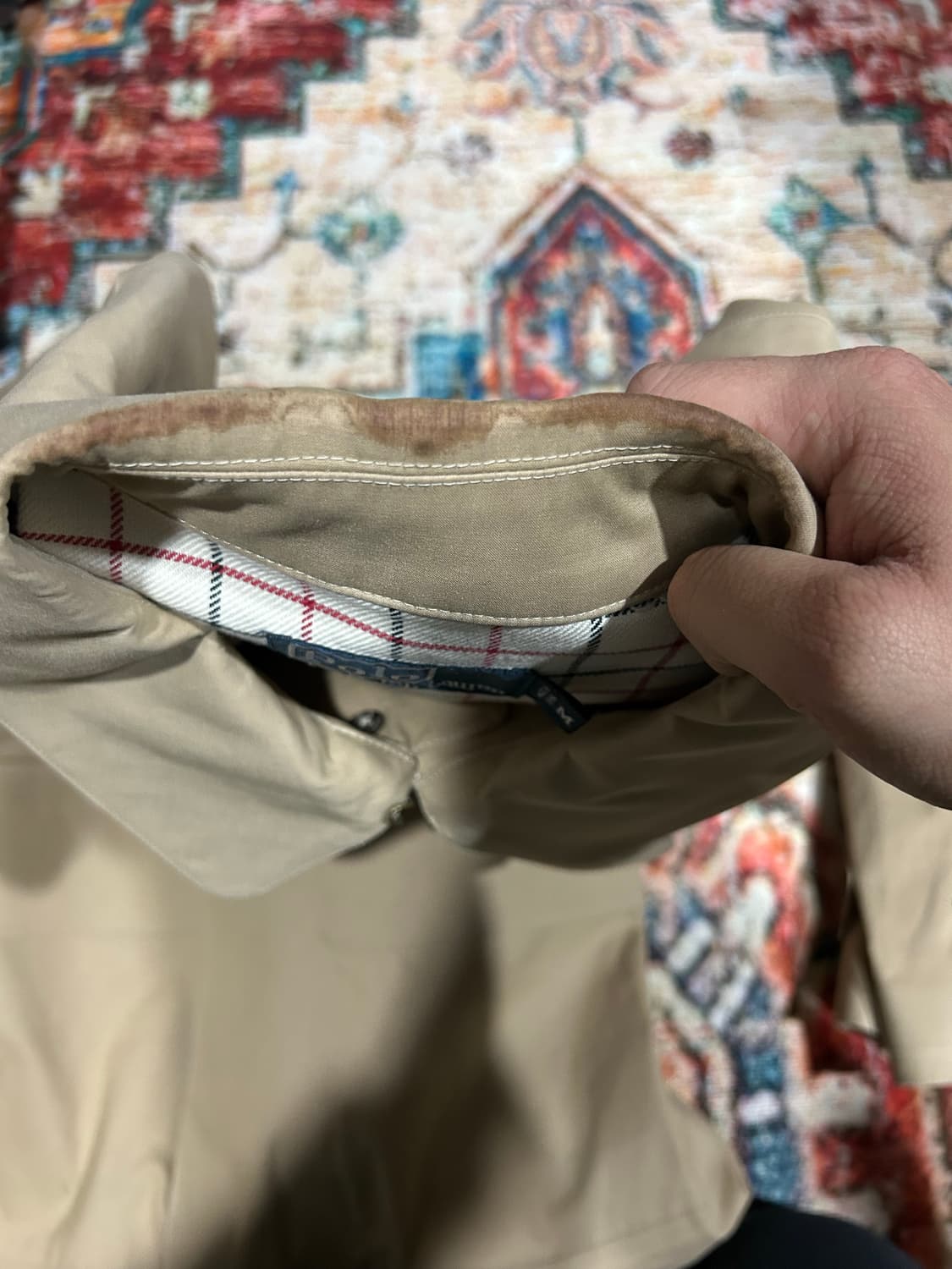 [L] 00s 폴로 랄프로렌 심실링 레인 필드코트 상품이미지10