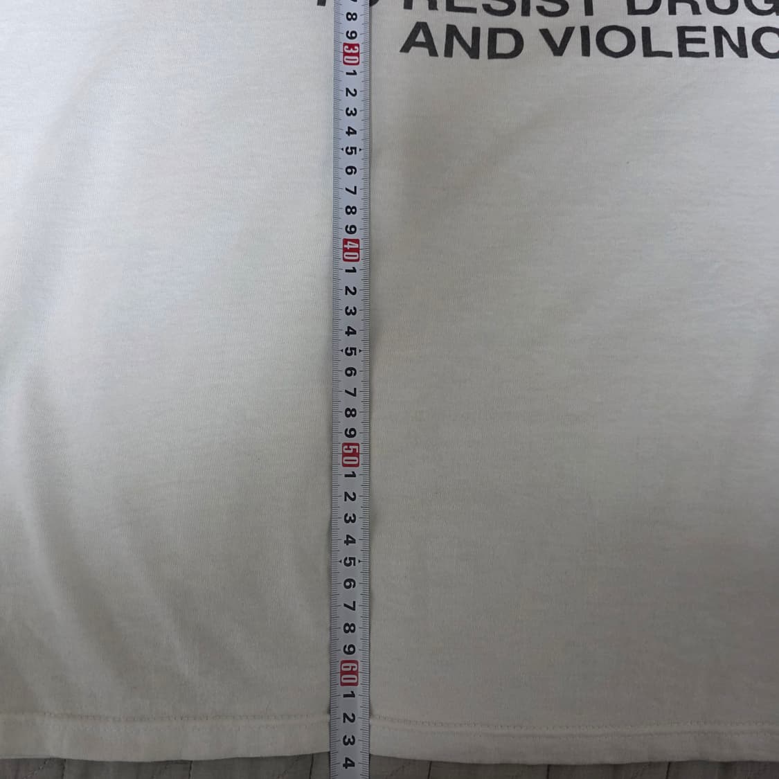 [XL] 90s 빈티지 DARE 티셔츠 화이트 ver. 후룻 화이트 상품이미지9