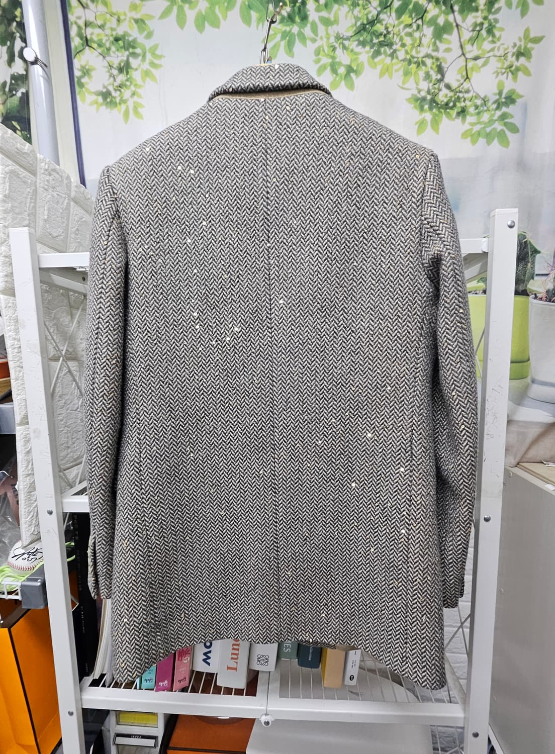 산드로 여성자켓 55 헤링본 테일러드 싱글자켓 AD33 상품이미지5