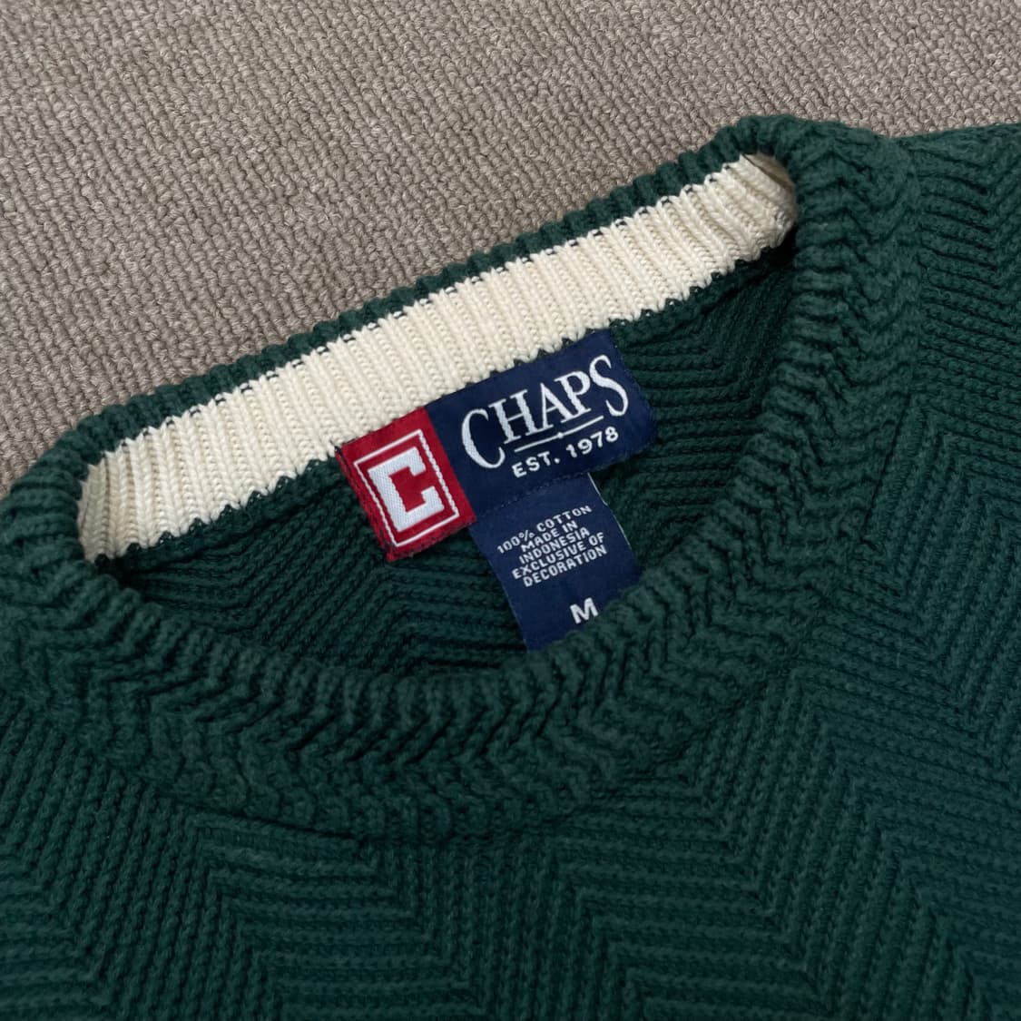 90s polo CHAPS 폴로 챕스  니트 상품이미지2