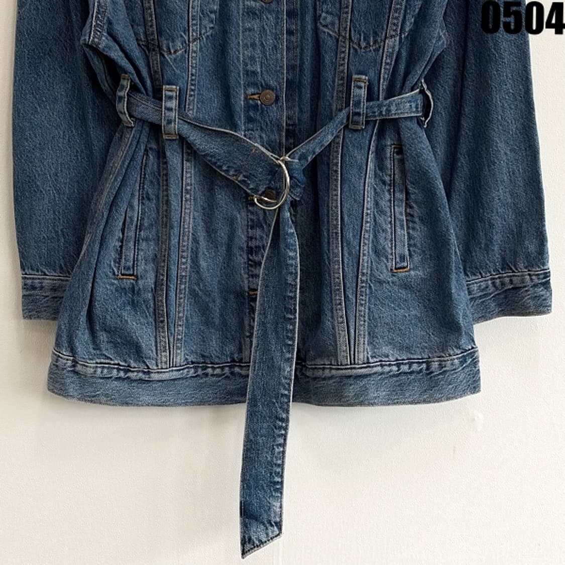 리바이스 빈티지 벨티드 데님 자켓 XS 0504 상품이미지3