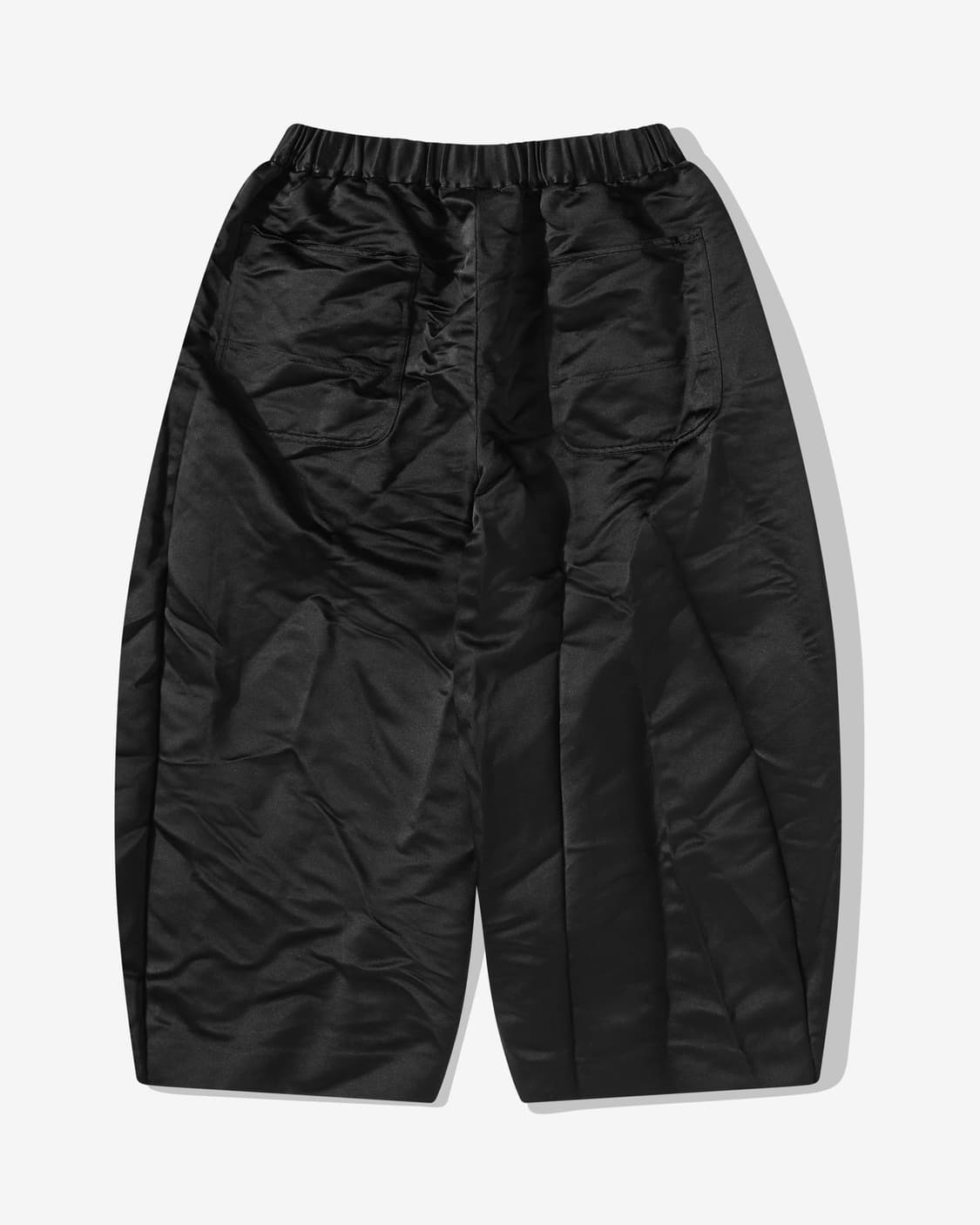 24ss 블랙 꼼데가르송 새틴 벌룬팬츠 xs 상품이미지2