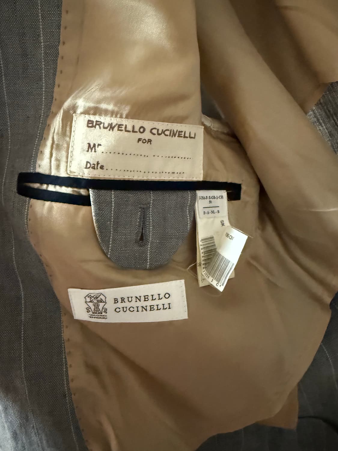 브루넬로 쿠치넬리(Brunello Cucinelli) 린넨 스트라이프 엘 상품이미지5