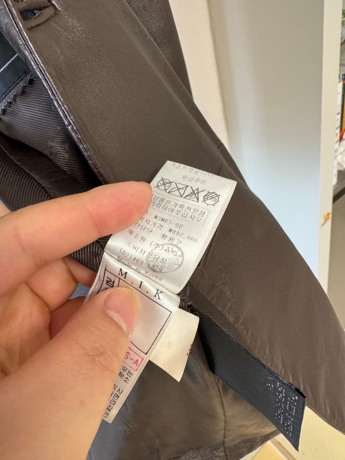 양가죽 100% 가죽자켓 카코트 출시가 897,000원 상품이미지5