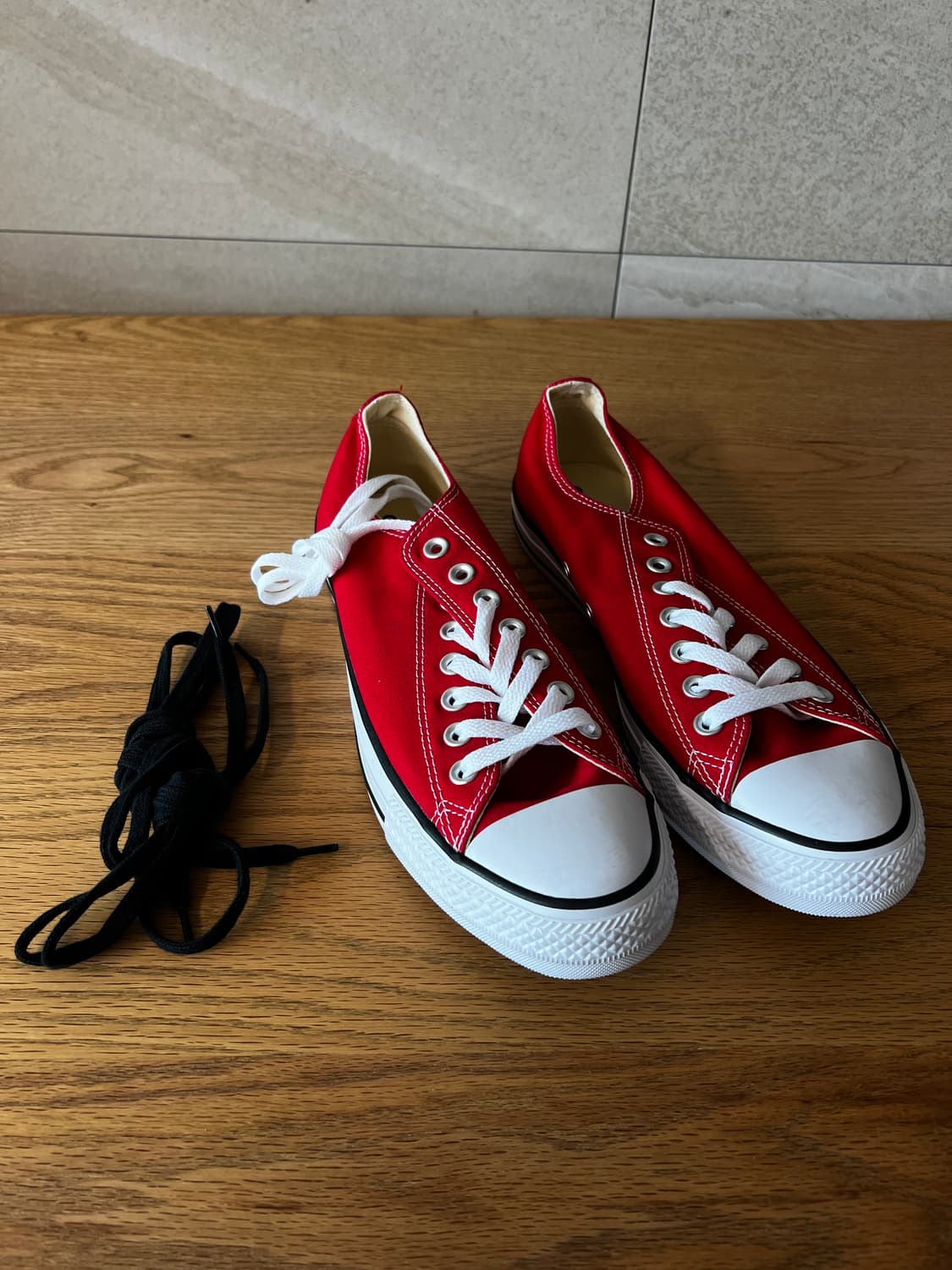 [270mm] [새상품] 컨버스 올스타 옥스 로우 (M9696C) (레드 상품이미지5