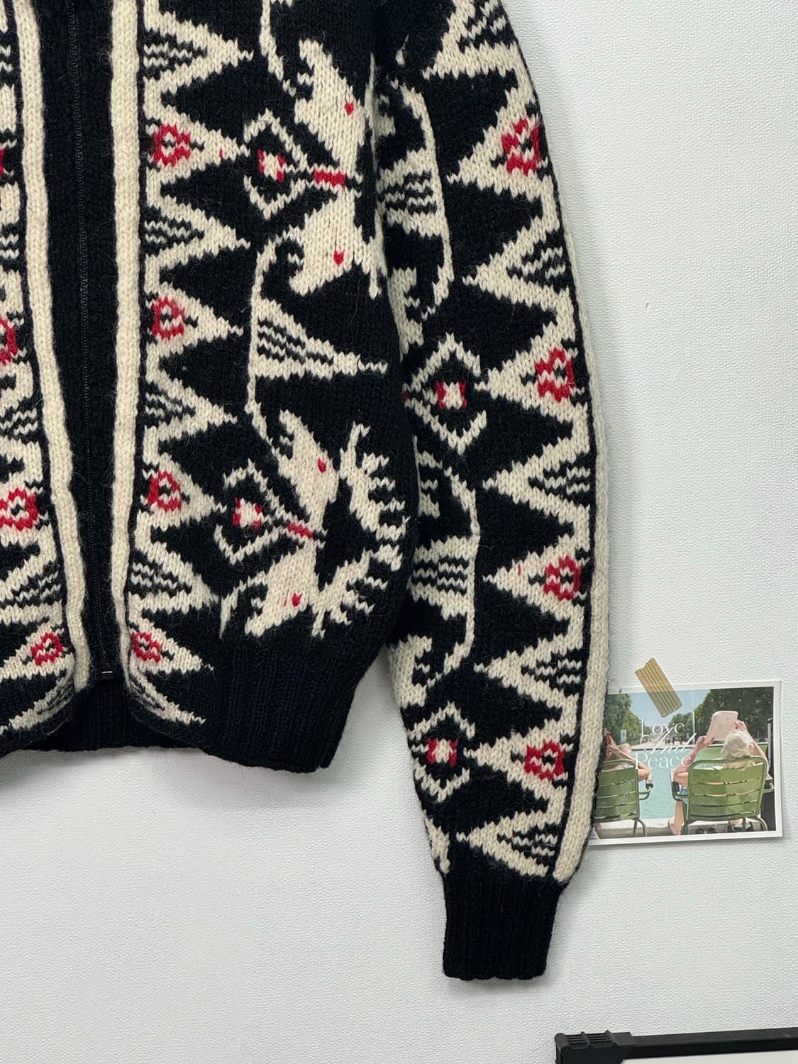 노르딕 울 집업 가디건/N111 상품이미지3