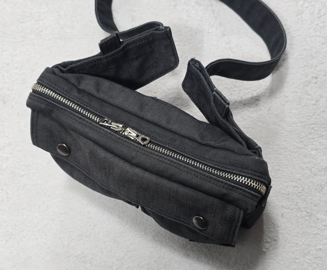 Yoshida Porter 요시다포터 스모키 블랙 웨이스트백 힙색 상품이미지3