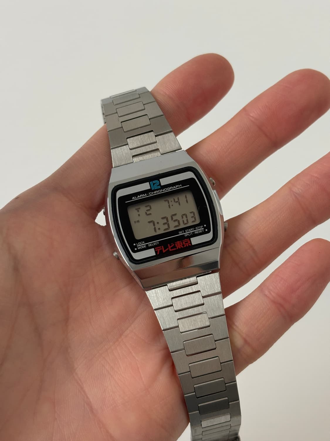 1990s Silver Square Digital Quartz 상품이미지1