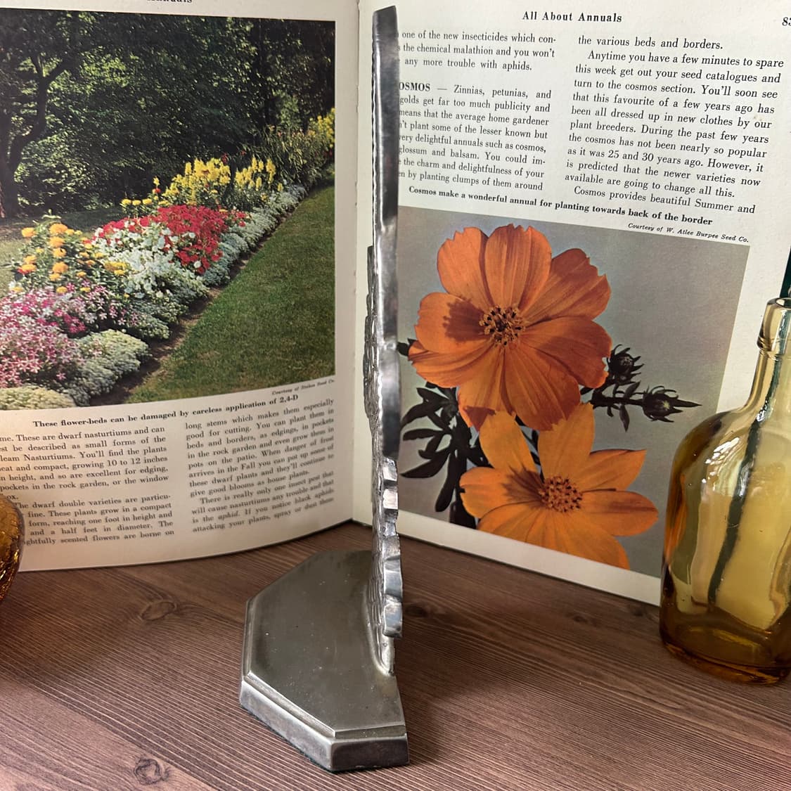 빈티지 북엔드 꽃 오브제  상품이미지4