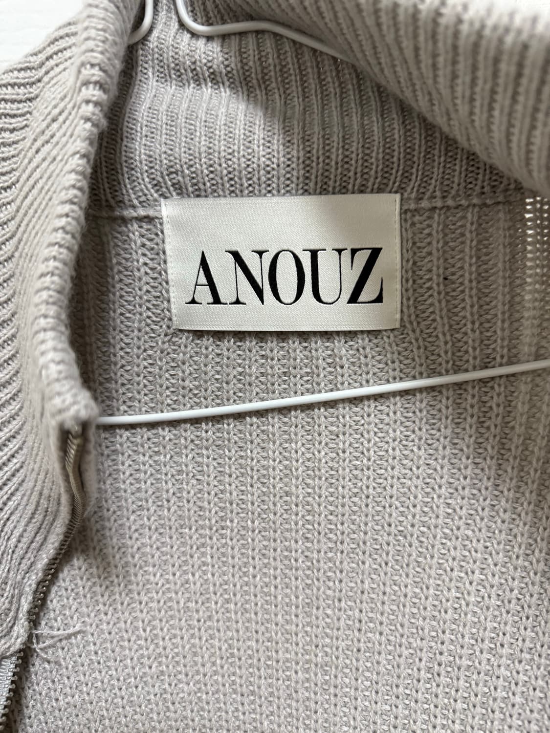 ANOUZ 니트 집업 상품이미지3