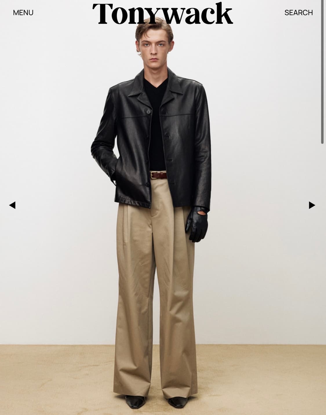 Tonywack 램스킨 레더 자켓 상품이미지2