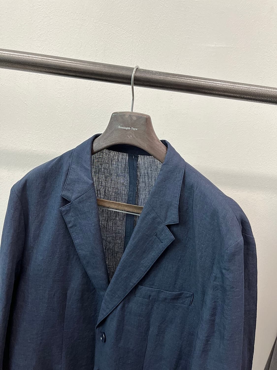 115) 빈폴 네이비 린넨자켓  상품이미지2