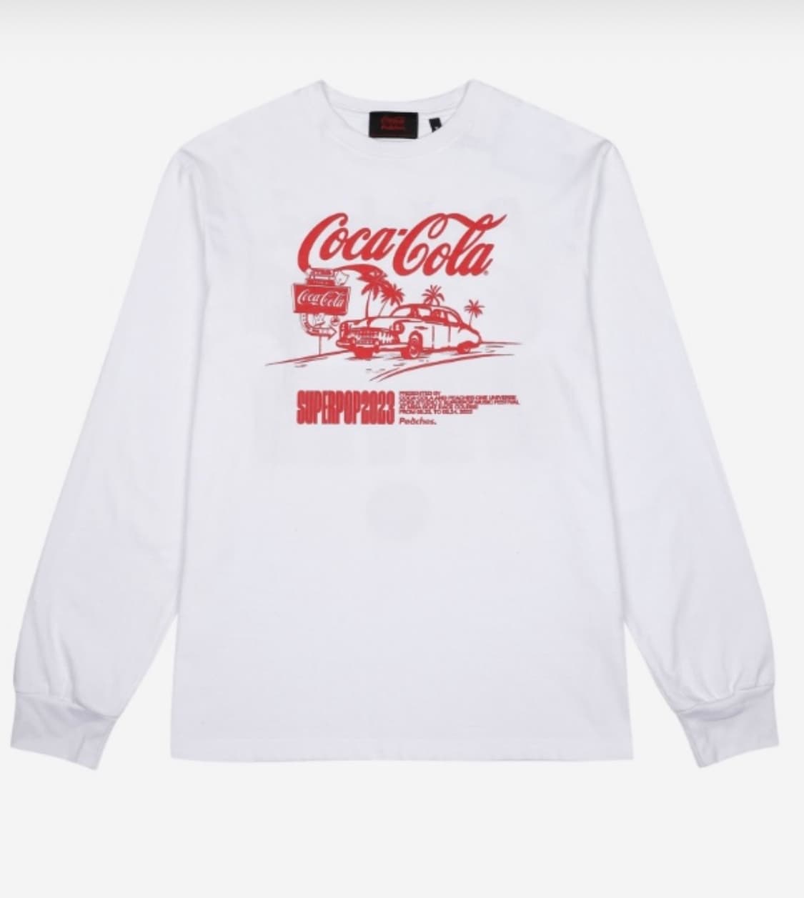 Peaches Coca cola 슈퍼팝 긴팔 상품이미지1
