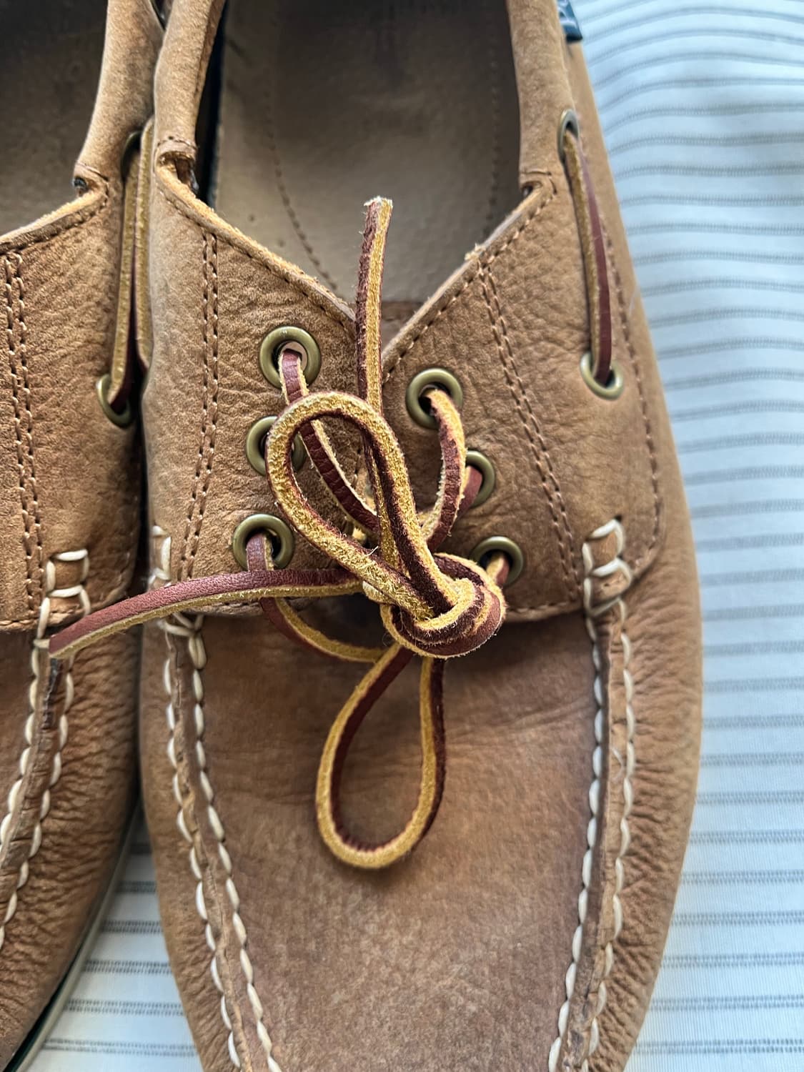 폴로 랄프 로렌 레더 보트슈즈 (265-270) 상품이미지6