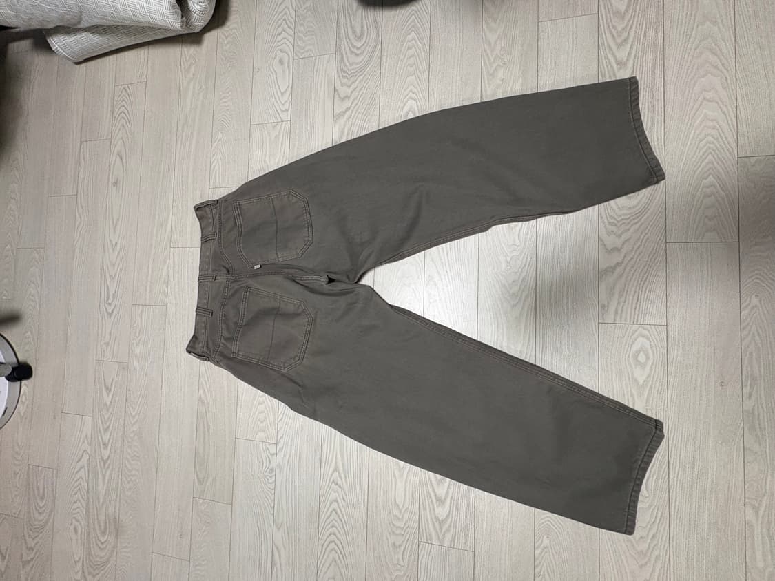 해칭룸 와이드 커브 진 올리브 상품이미지4