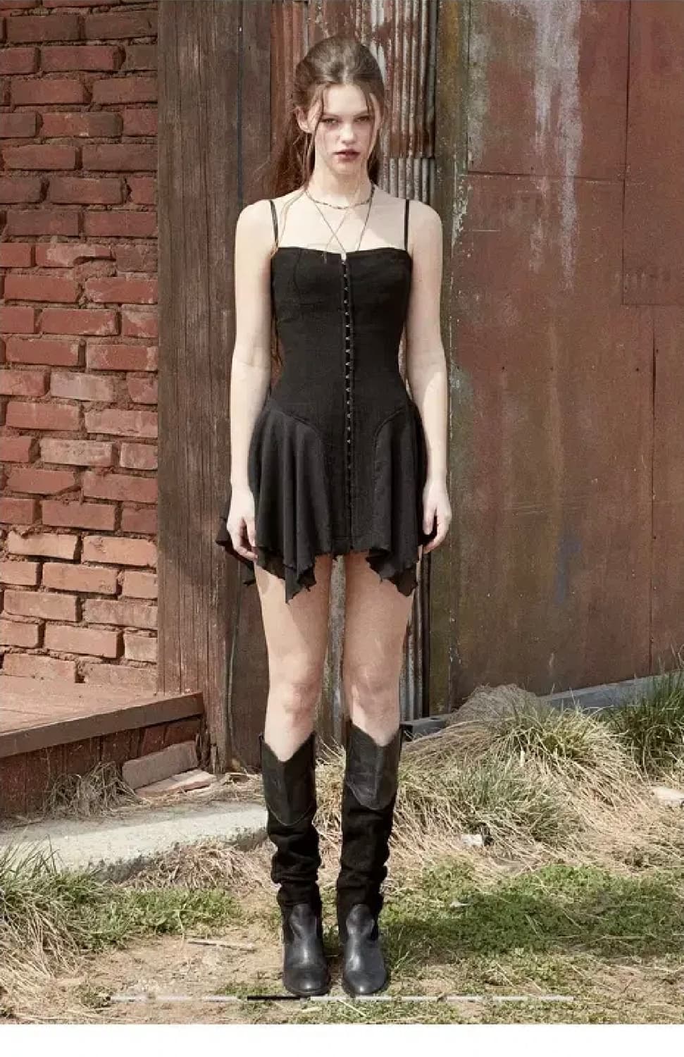 페인오어플레져 님프원피스 m 블랙 상품이미지1