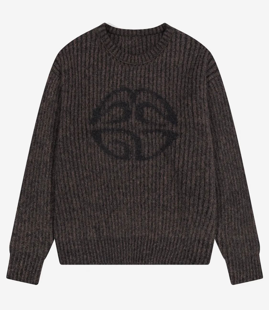 Mahagrid 리버시블 니트스웨터 브라운 상품이미지2