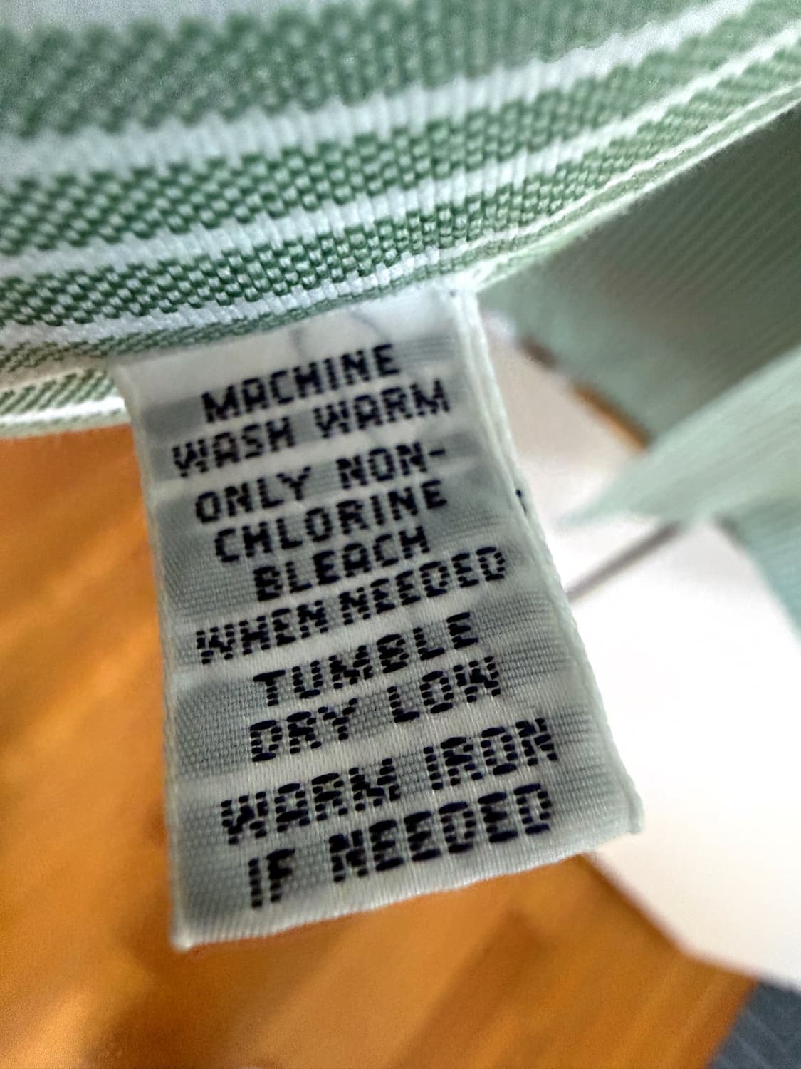 폴로 랄프로렌 클래식핏 연그린 줄무늬셔츠 95- 마른 100 상품이미지6