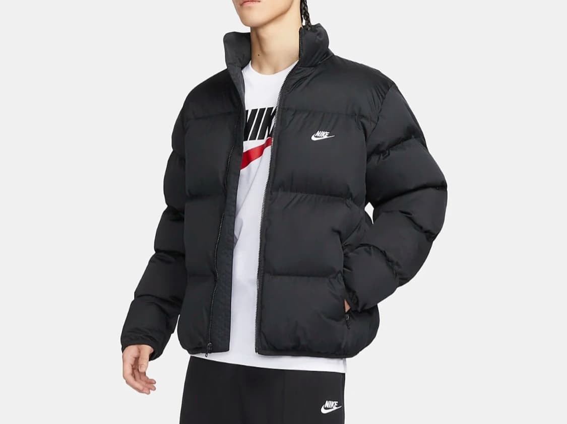 나이키 NSW 클럽 푸퍼 패딩 자켓 블랙 상품이미지7