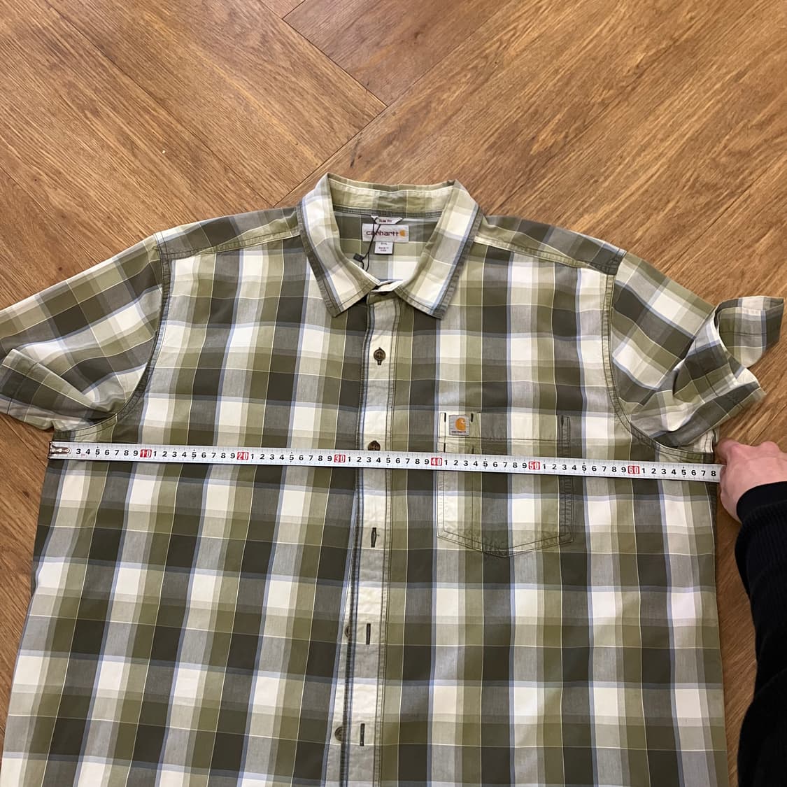 N291 칼하트 체크 반팔셔츠 상품이미지5