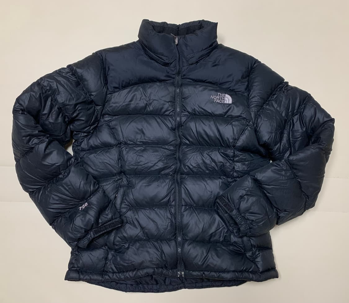 [95] 노스페이스 우먼스 700 구스다운 눕시 블랙 패딩 상품이미지1