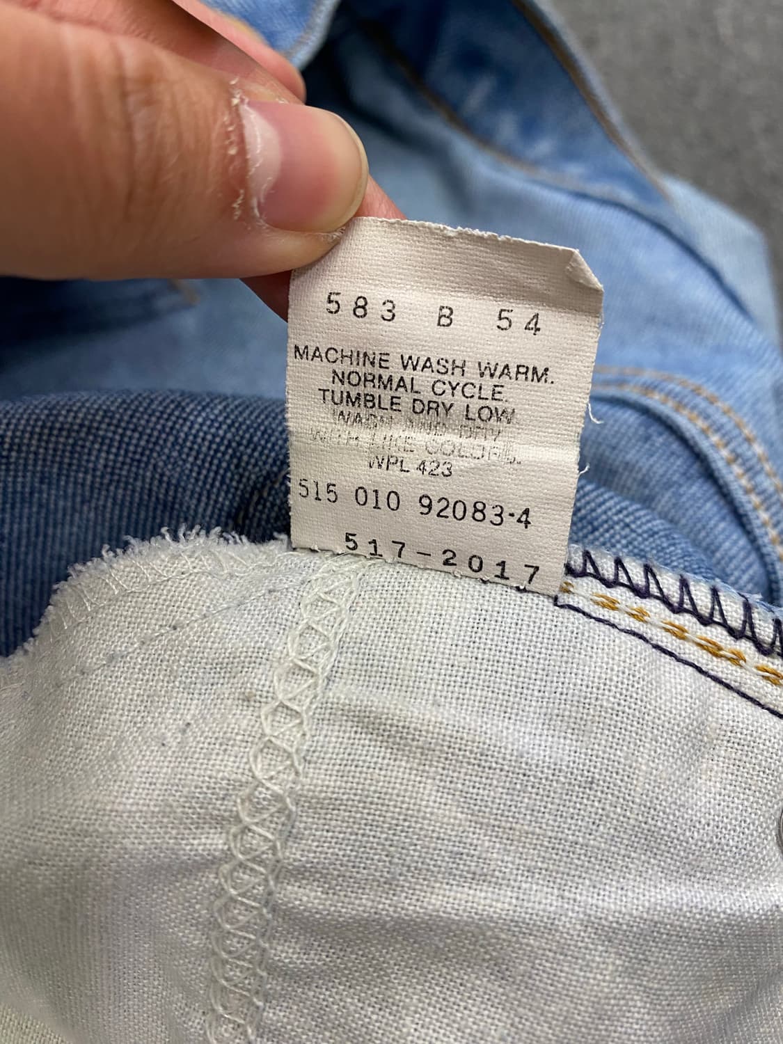 90s Levis 리바이스 517 데님팬츠 상품이미지10