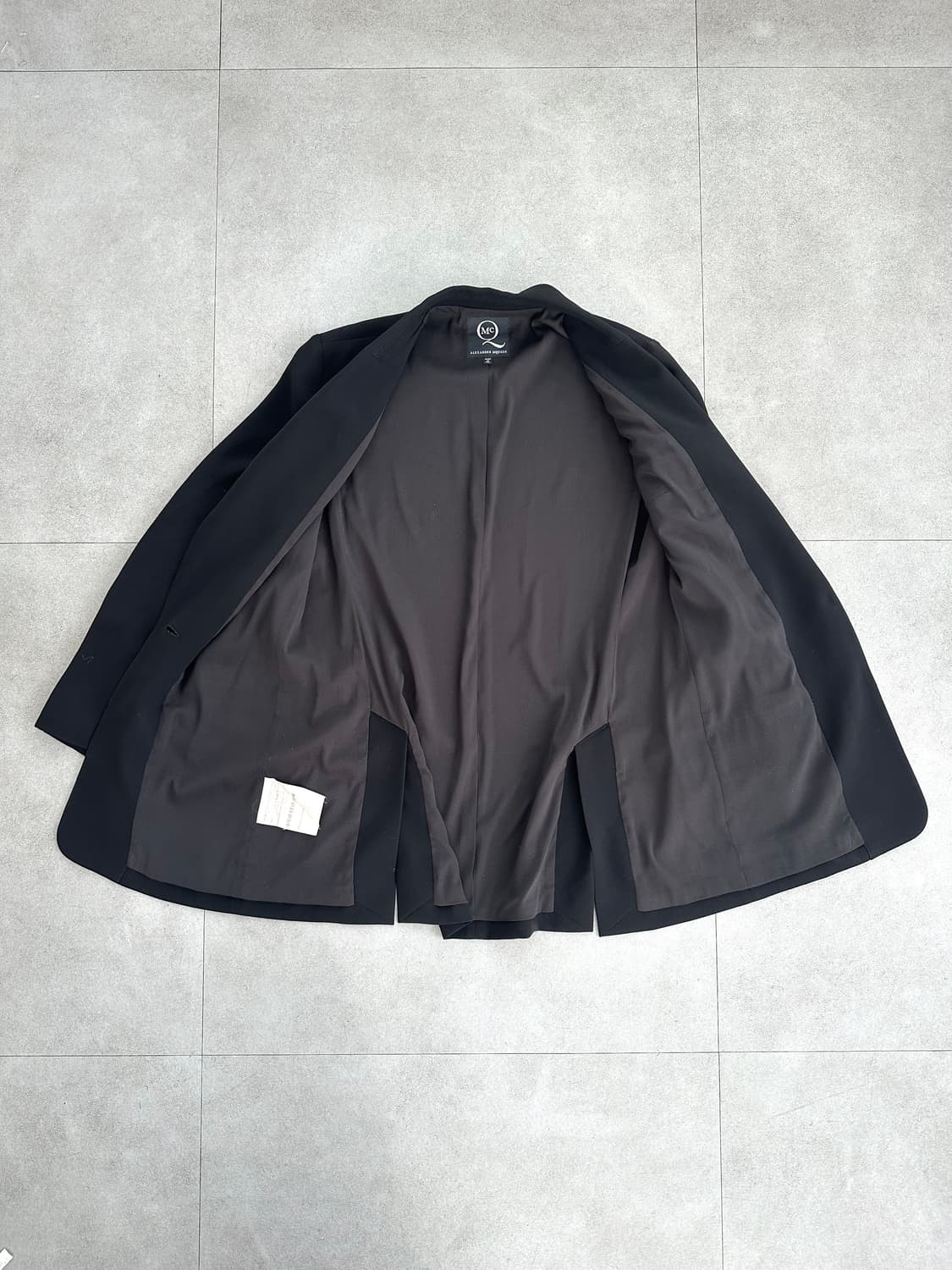 알렉산더 맥퀸 블랙 테일러드 자켓 상품이미지5