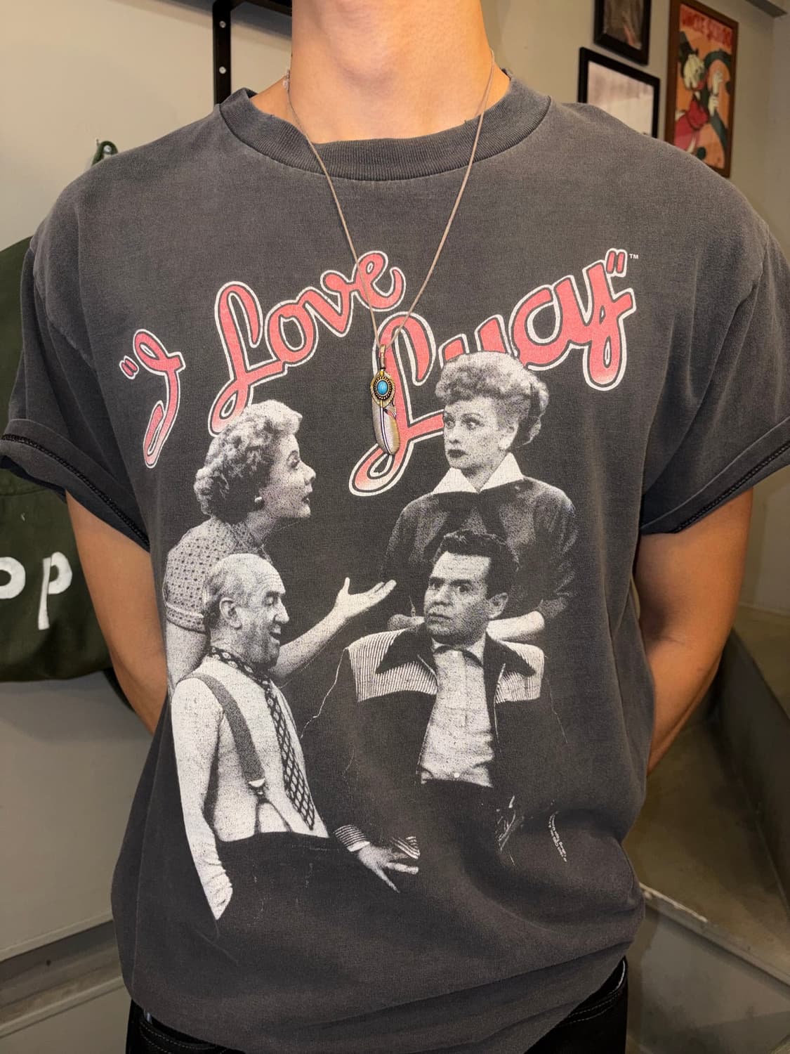 90‘s I Love Lucy rerun promo print T 상품이미지4