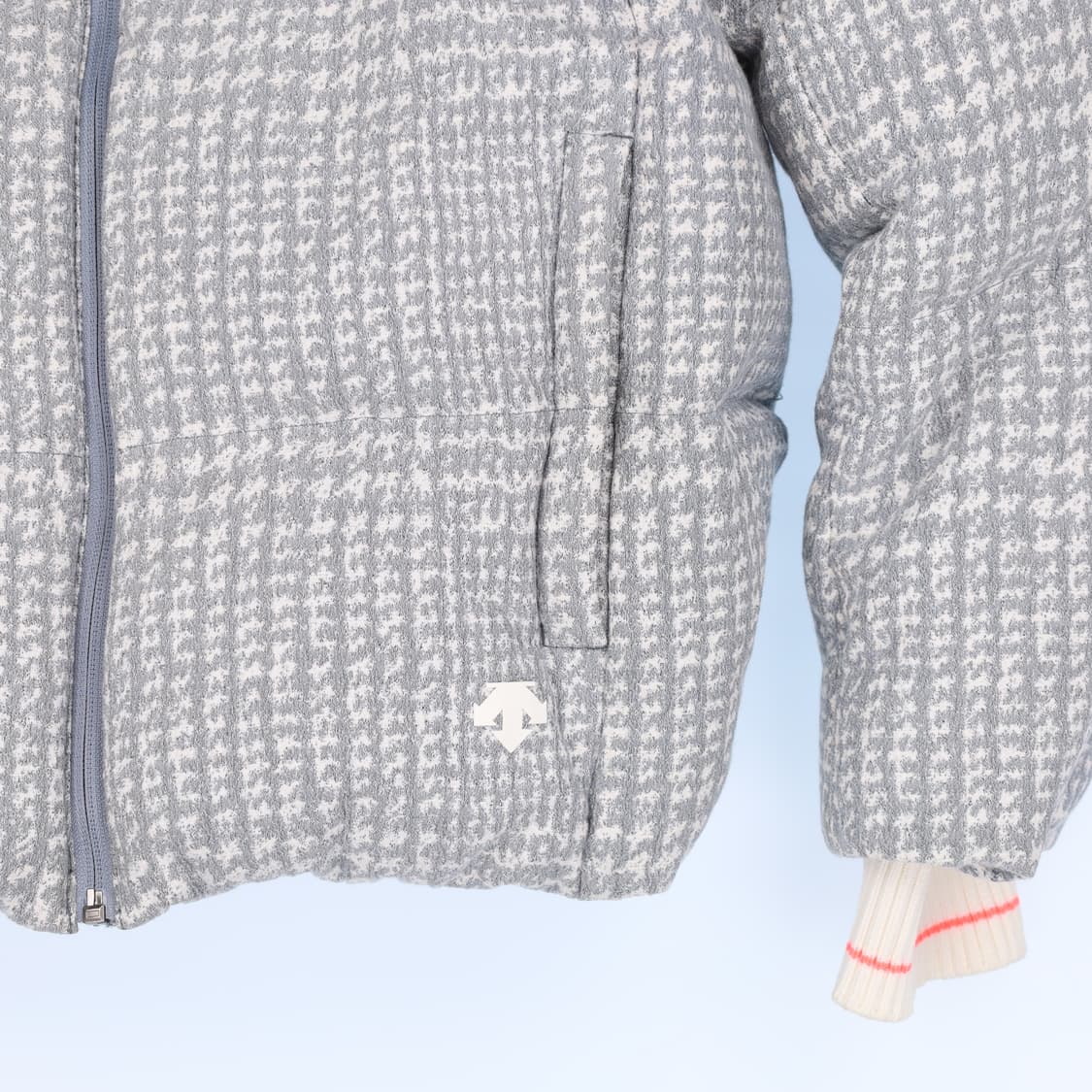 85 데상트 니트 자가드 숏패딩 N7254 상품이미지3