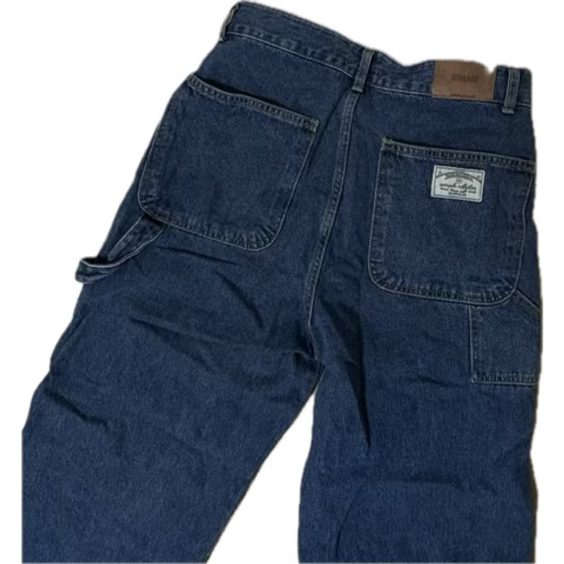 패치 카펜더 와이드 데님 팬츠 진청 판매 상품이미지3