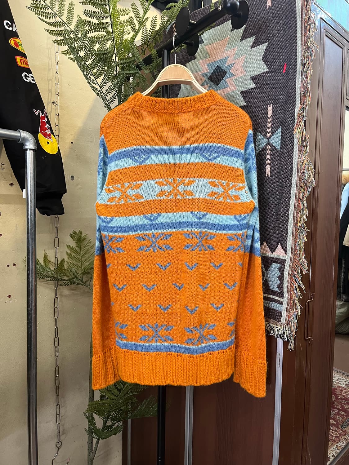 디젤 오렌지 레인디어 패턴 니트 #csz852 상품이미지2