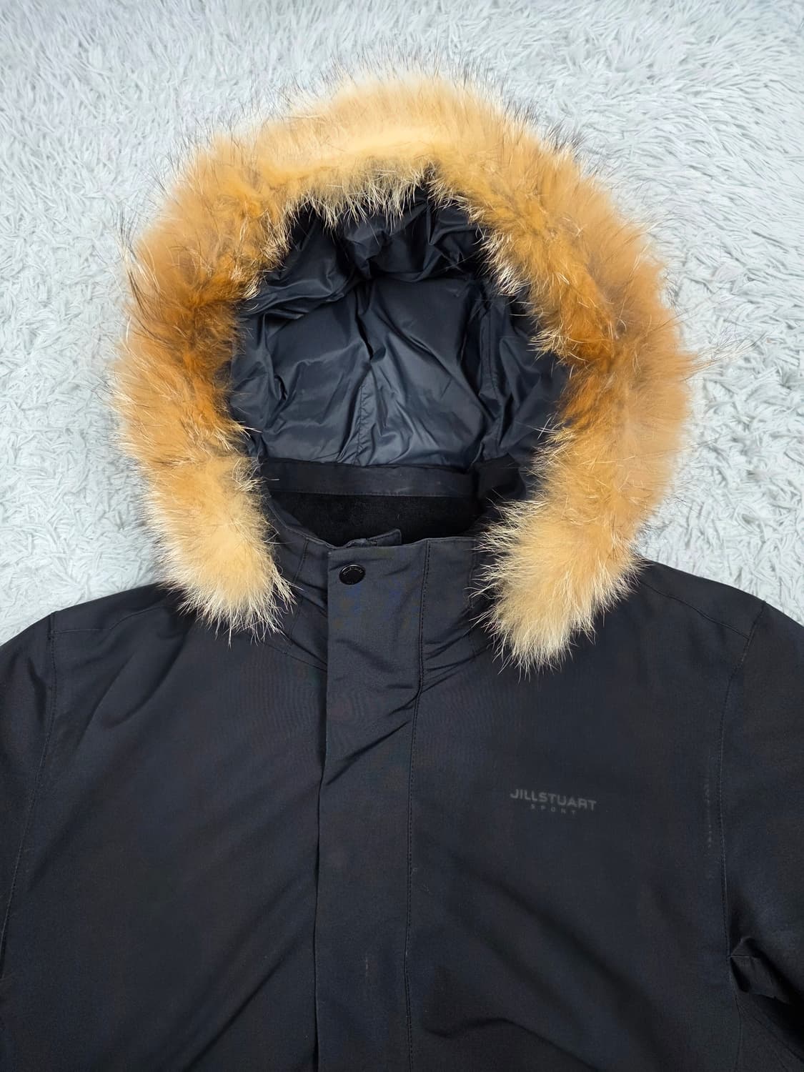 질스튜어트스포츠 남성 코요테 퍼 덕다운 패딩 XL 상품이미지3