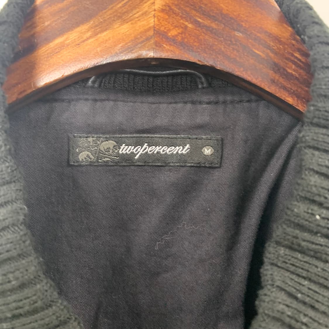 Vintage 빈티지 블랙 레더 봄버 자켓 상품이미지6