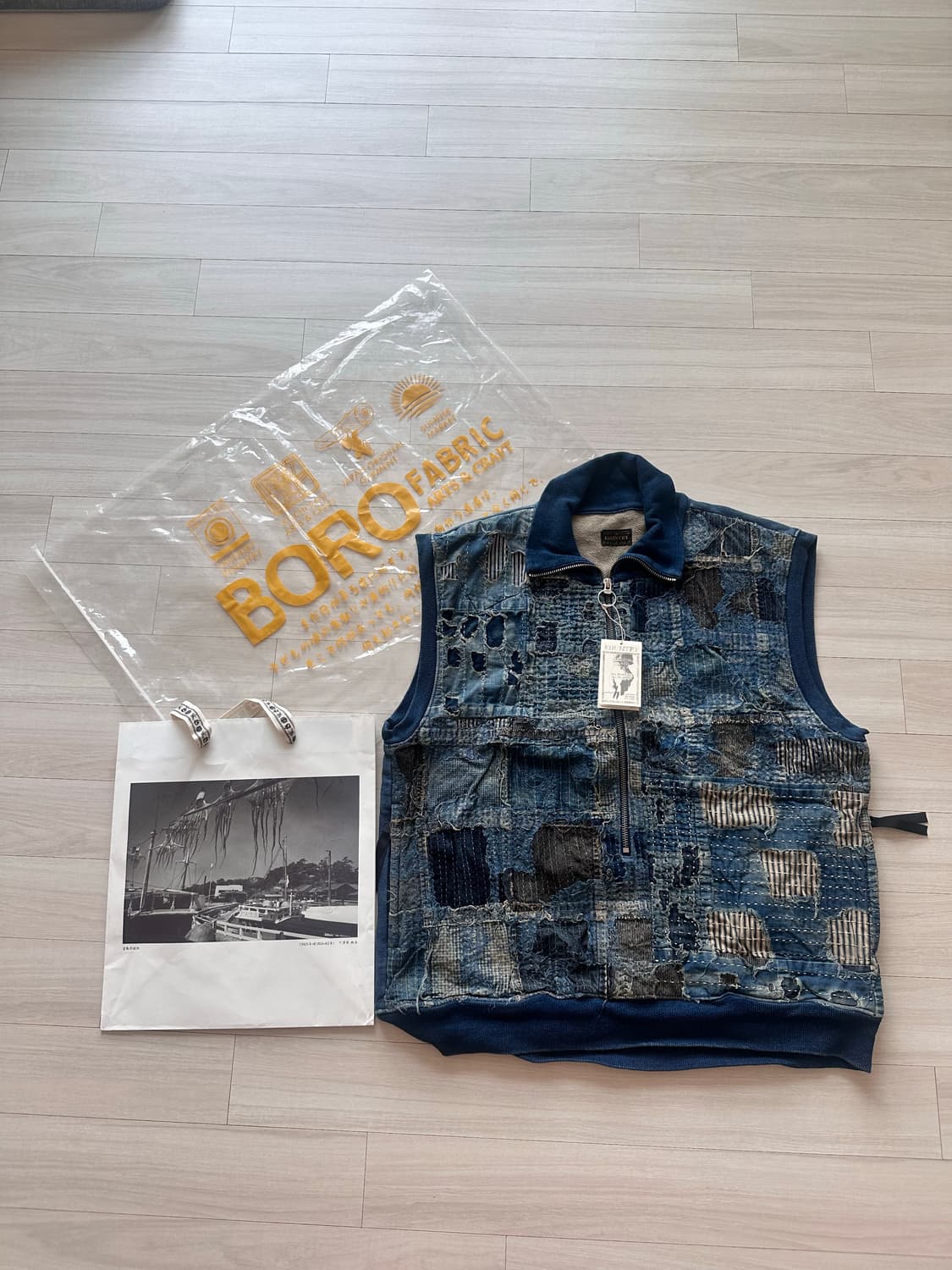 캐피탈 보로 KAPITAL BORO IDG Half Zip Vest 상품이미지2